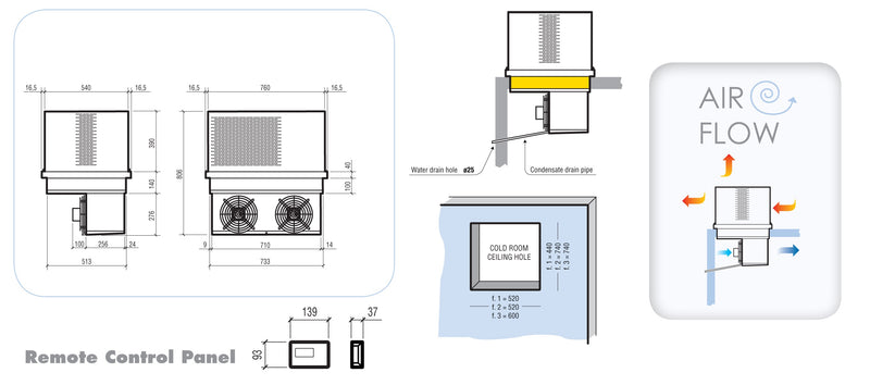 COMBISTEEL PLAFONDPLUG VOOR VRIESKASTEN 4,8-7 M3 