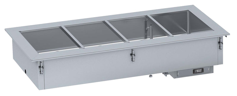 COMBISTEEL BAIN-MARIE ENCASTRÉ 2/1 - REMPLISSAGE D'EAU AUTOMATIQUE 