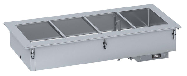 COMBISTEEL EINBAU BAIN-MARIE 4/1 - MANUELLE WASSERBEFÜLLUNG