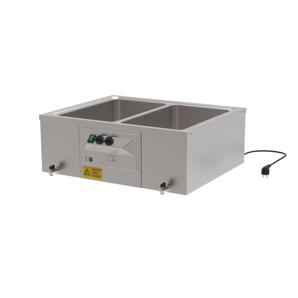 Bain-marie de table Rieber 2x1/1 avec robinet de vidange