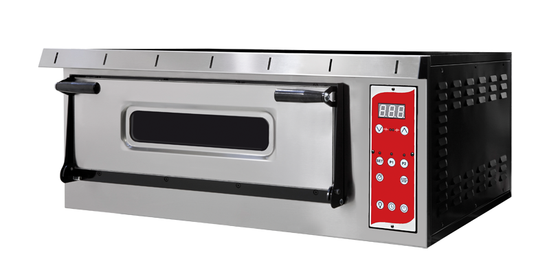 Prismafood Pizza Oven Special9 Digitaal Full Fireclay - 1 Kamer - voor 9 Pizza's á 35 cm