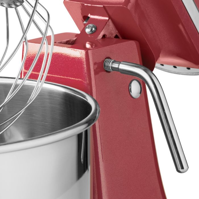 MAXIMA Gastro Planetaire Mixer - 7 l - Tot 2 kg deeg - Frambozenrood