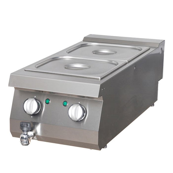 Bain Marie Gastro Premium MAXIMA - Unité simple - 90 cm de profondeur - Électrique