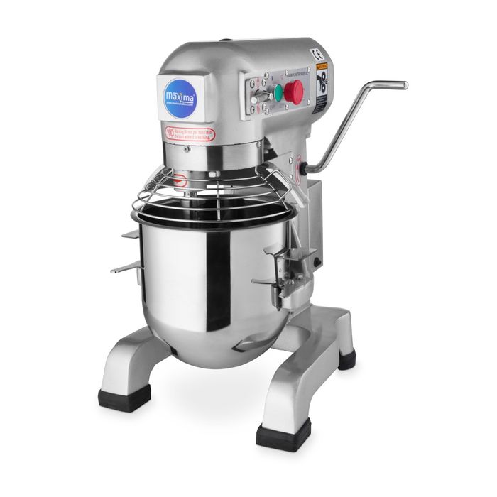 MAXIMA Gastro Planetaire Mixer - 10 l - Tot 5 kg deeg - 3 snelheden