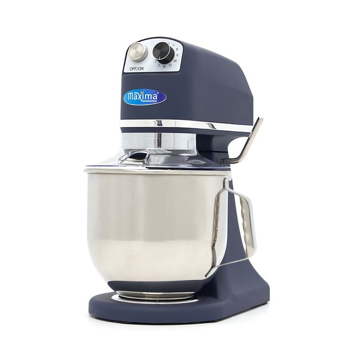 Batteur planétaire Gastro MAXIMA - 7 l - Jusqu'à 2 kg de pâte - Bleu acier mat