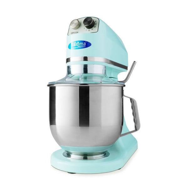 MAXIMA Gastro Planetaire Mixer - 7 l - Tot 2 kg deeg - Blauw