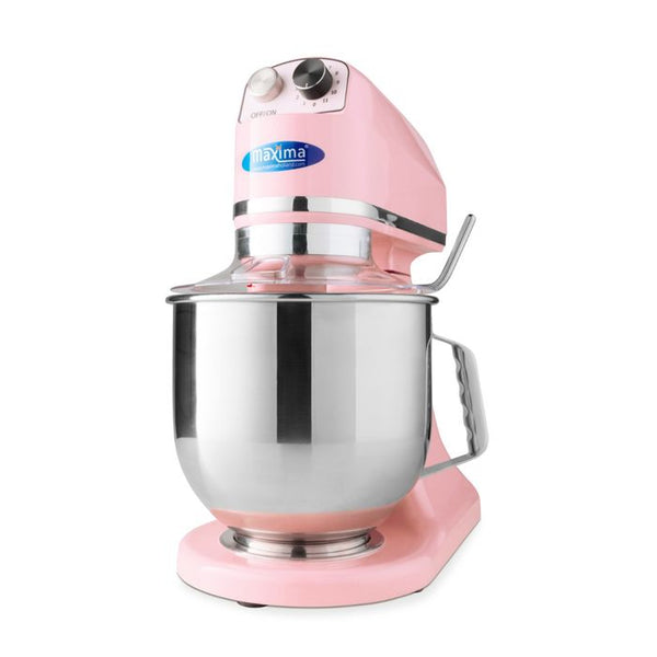 MAXIMA Gastro Planetaire Mixer - 7 l - Tot 2 kg deeg - Roze