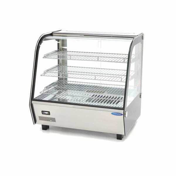 MAXIMA Gastro warmhoudvitrine - 120 l - 67,8 cm - 3 legplanken