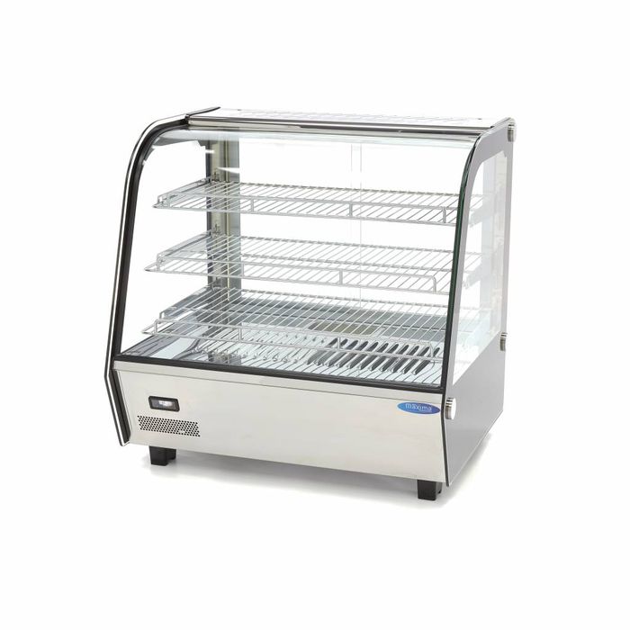 MAXIMA Gastro Wärmevitrine - 120 l - 67,8 cm - 3 Regale