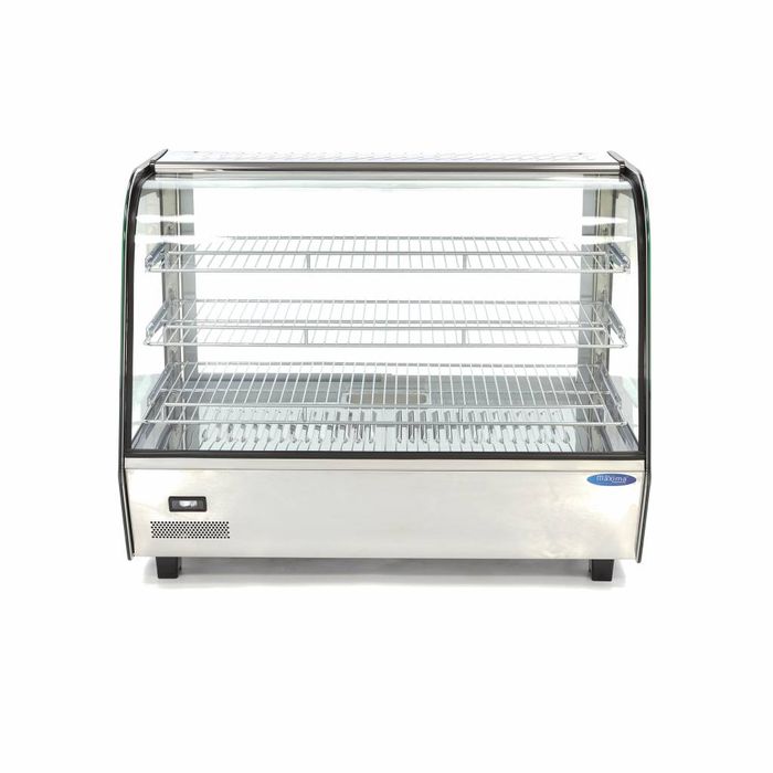 MAXIMA Gastro Wärmevitrine - 160 l - 85,6 cm - 3 Regale