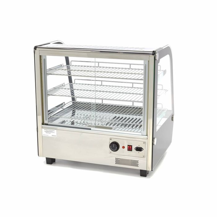 MAXIMA Gastro Wärmevitrine - 120 l - 67,8 cm - 3 Regale