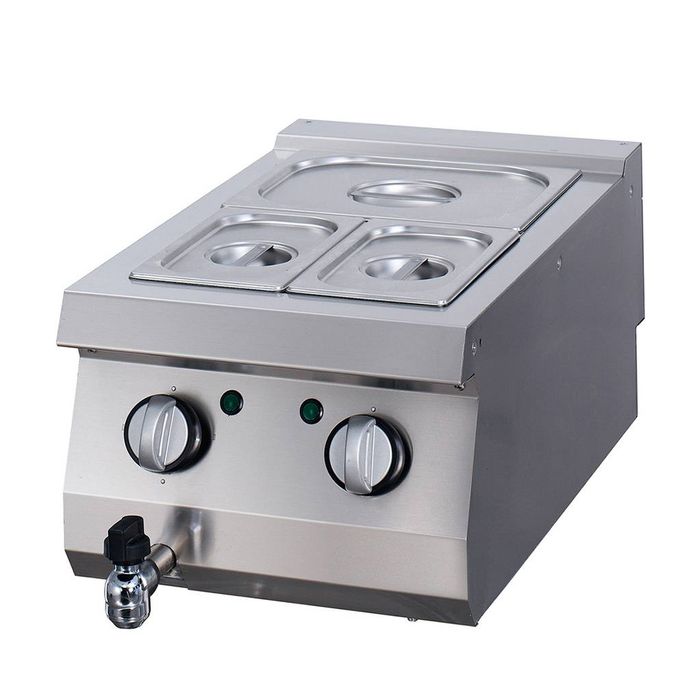 MAXIMA Gastro Heavy Duty Bain Marie - Einzeleinheit - 70 cm Tief - Elektrisch