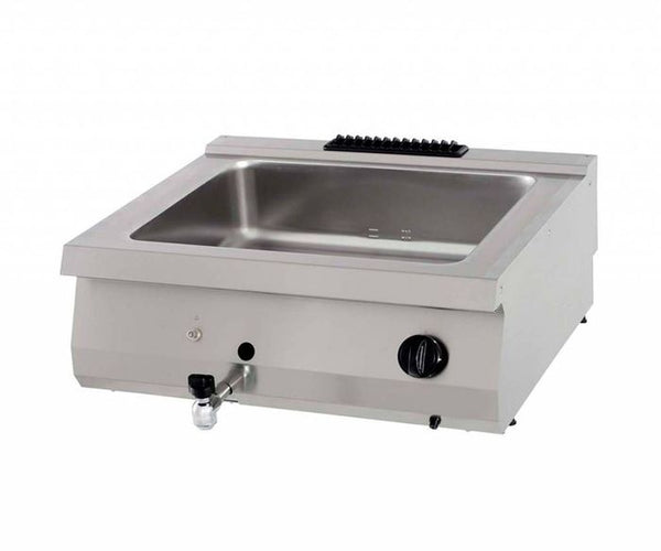 Bain Marie Gastro Heavy Duty MAXIMA - Unité double - 70 cm de profondeur - Gaz