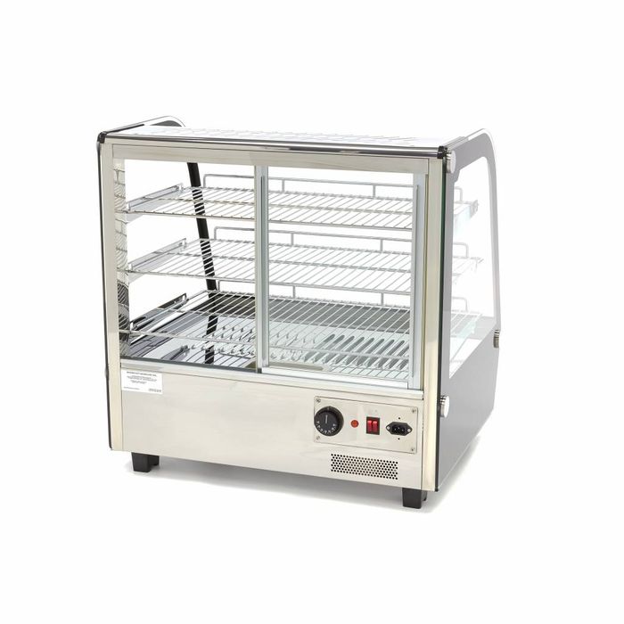 MAXIMA Gastro Wärmevitrine - 120 l - 67,8 cm - 3 Regale