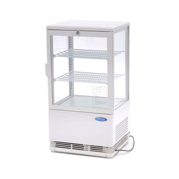 MAXIMA Gastro Koelvitrine - 58 l - 43 cm - Wit