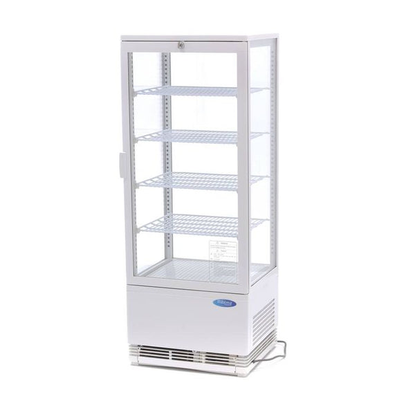 MAXIMA Gastro Koelvitrine - 98 l - 43 cm - Wit