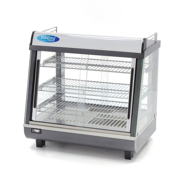 MAXIMA Gastro Wärmevitrine - 96 l - 67,5 cm - 3 Regale