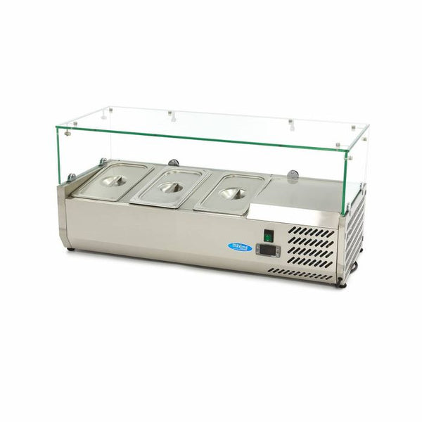 Vitrine réfrigérée de comptoir MAXIMA Gastro - 95 cm - Pour 3 x GN 1/3