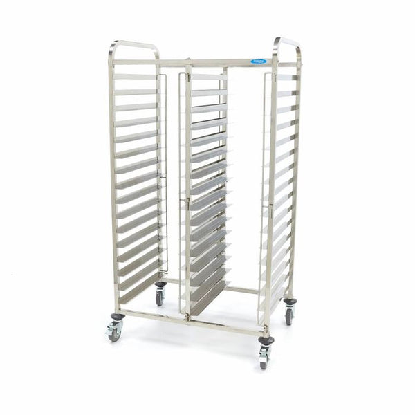 Chariot pour plateaux gastro MAXIMA - Norme de boulangerie - Convient pour 32 plateaux (60 x 40 cm) - sans plateaux