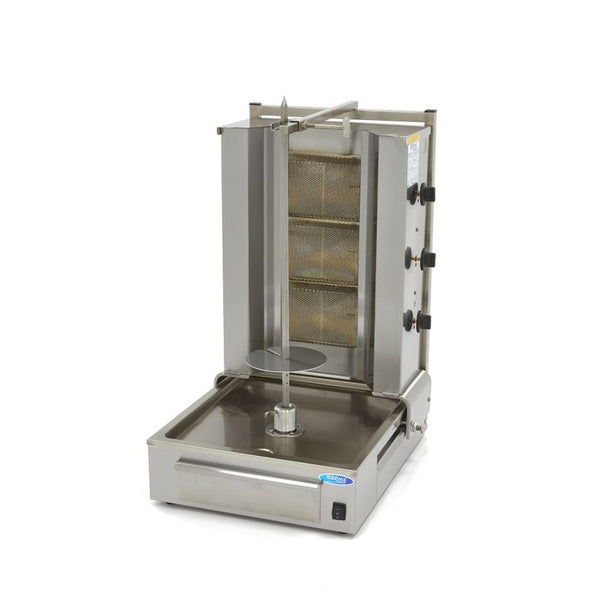 MAXIMA Gastro Döner Grill - 3 branders - 40 kg vlees - Gas