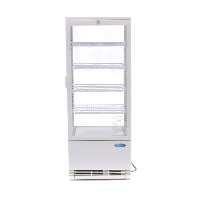 MAXIMA Gastro Kühlvitrine - 98 l - 43 cm - Weiß