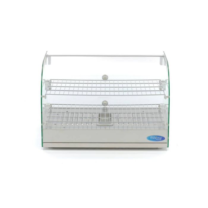 MAXIMA Gastro Wärmevitrine - 45 l - 55 cm - 2 Regale