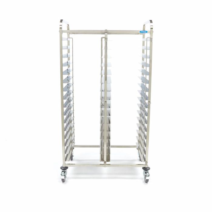 Chariot pour plateaux gastro MAXIMA - Norme de boulangerie - Convient pour 32 plateaux (60 x 40 cm) - sans plateaux