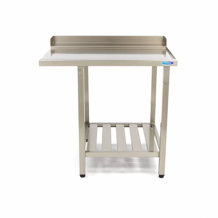 Table de lavage MAXIMA Gastro - 70 x 75 cm - droite - avec dosseret et étagère de rangement