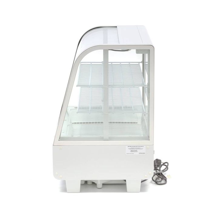 MAXIMA Gastro Glastürkühlschränke - 100 l - 68 cm - Weiß