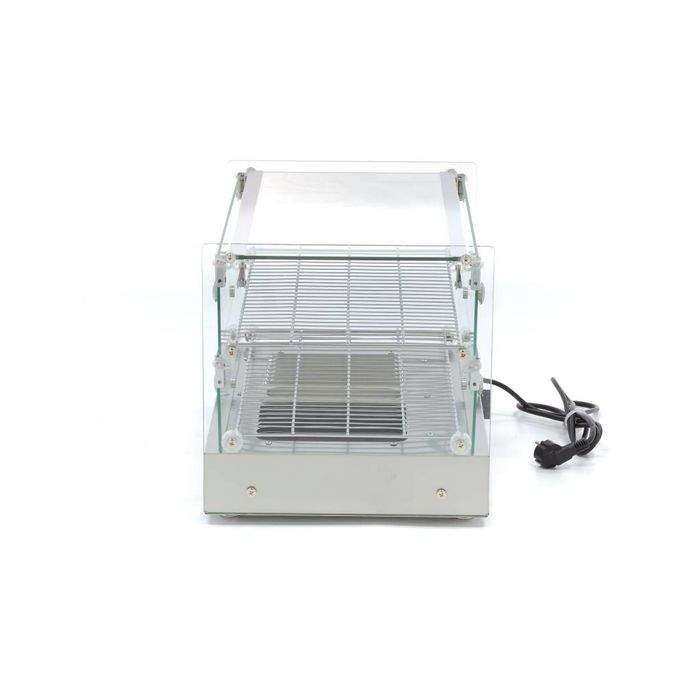 Vitrine chauffante gastro MAXIMA - 50 l - 55 cm - 2 étagères