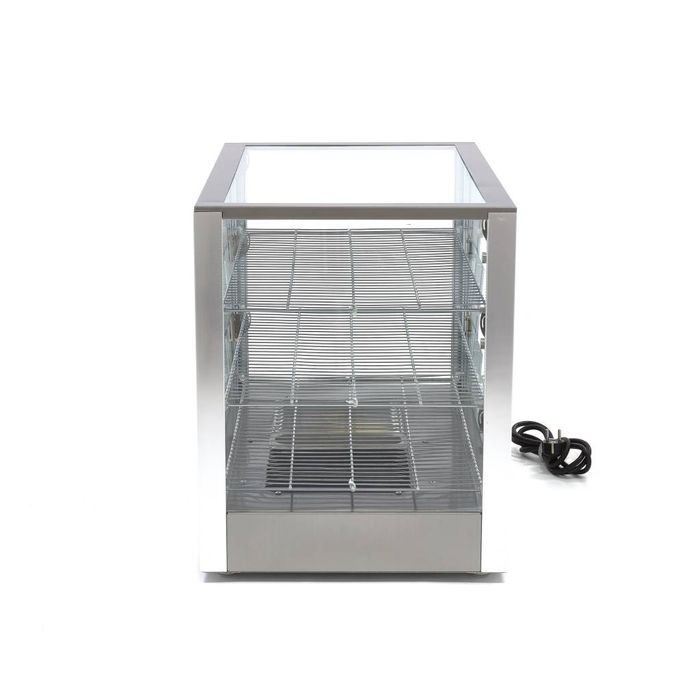 MAXIMA Gastro warmhoudvitrine - 115 l - 70 cm - 3 legplanken