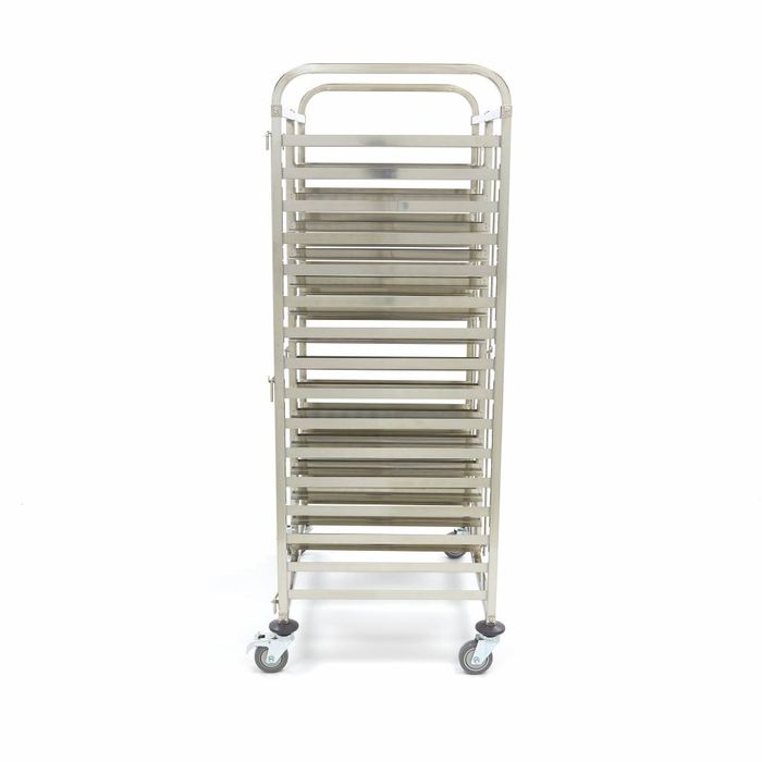 Chariot pour plateaux gastro MAXIMA - Norme de boulangerie - Convient pour 32 plateaux (60 x 40 cm) - sans plateaux