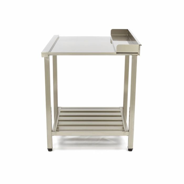 Table de lavage MAXIMA Gastro - 70 x 75 cm - droite - avec dosseret et étagère de rangement