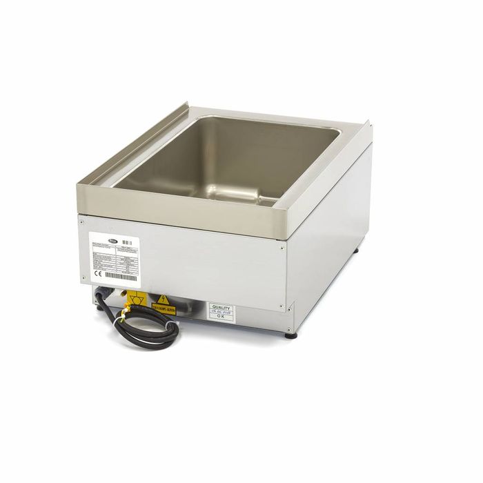 MAXIMA Gastro Bain Marie - Einzeleinheit - 60 cm - mit Abflusshahn - Elektrisch