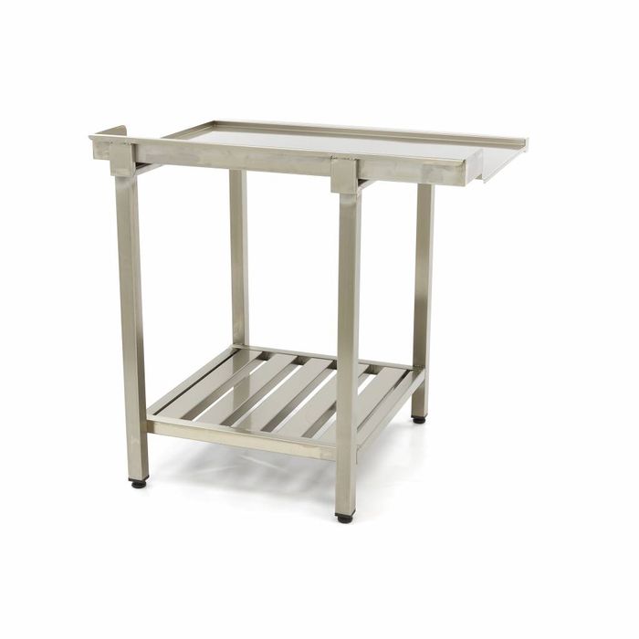 Table de lavage MAXIMA Gastro - 70 x 75 cm - droite - avec dosseret et étagère de rangement