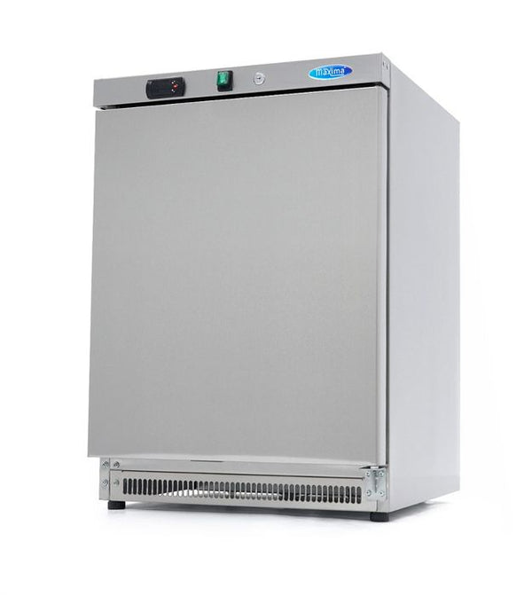 Réfrigérateur Gastronomique MAXIMA - 200 l - 3 Clayettes Réglables - Acier Inoxydable