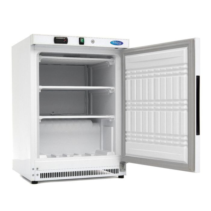 MAXIMA Gastro Gefrierschrank - 200 l - 2 Feste Regale - Weiß