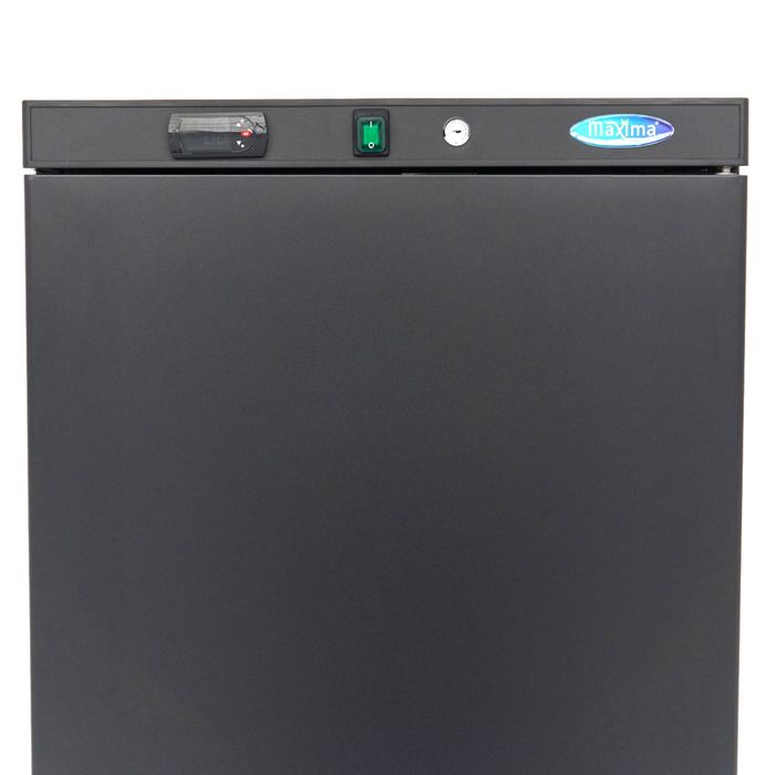 MAXIMA Gastro Gefrierschrank - 400 l - 6 Feste Regale - Schwarz