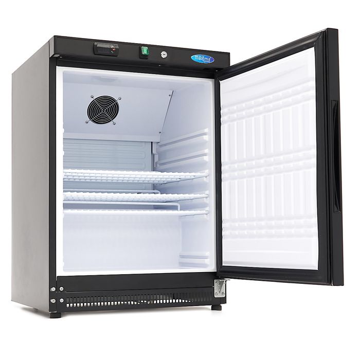 MAXIMA Gastro Kühlschrank - 200 l - 3 Verstellbare Regale - Schwarz