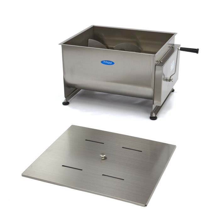 MAXIMA Gastro Fleischmixer - 60 l - 55 kg Fleisch - Doppelachse - Manuall