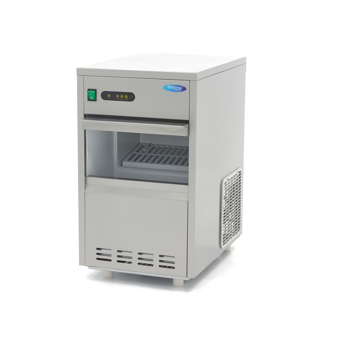 Machines à glaçons MAXIMA Gastro - 24 kg/jour - Cubes en boule - Refroidissement par eau