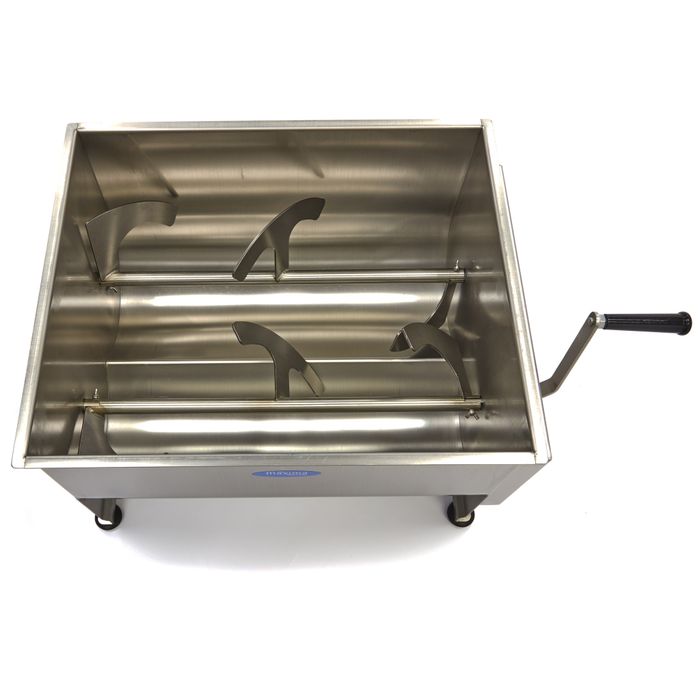 MAXIMA Gastro Fleischmixer - 60 l - 55 kg Fleisch - Doppelachse - Manuall