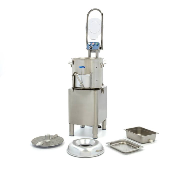 MAXIMA Gastro Aardappel Schilmachine - 20 kg - 400 kg/u - Ingebouwde Timer