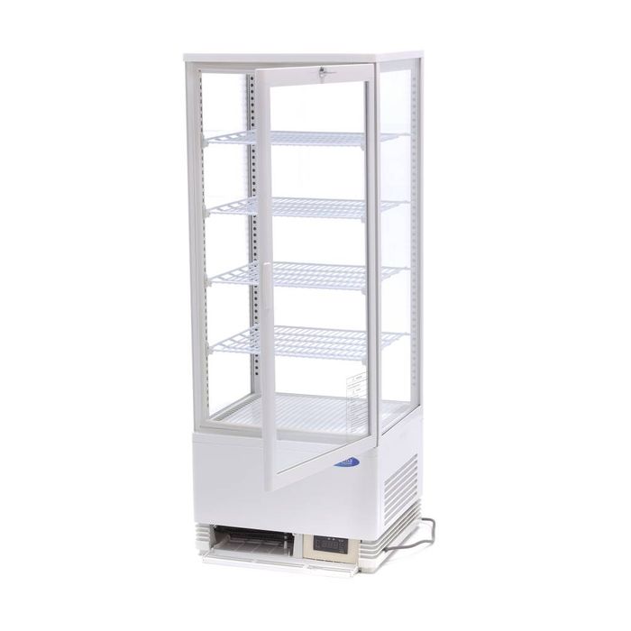 MAXIMA Gastro Kühlvitrine - 98 l - 43 cm - Weiß