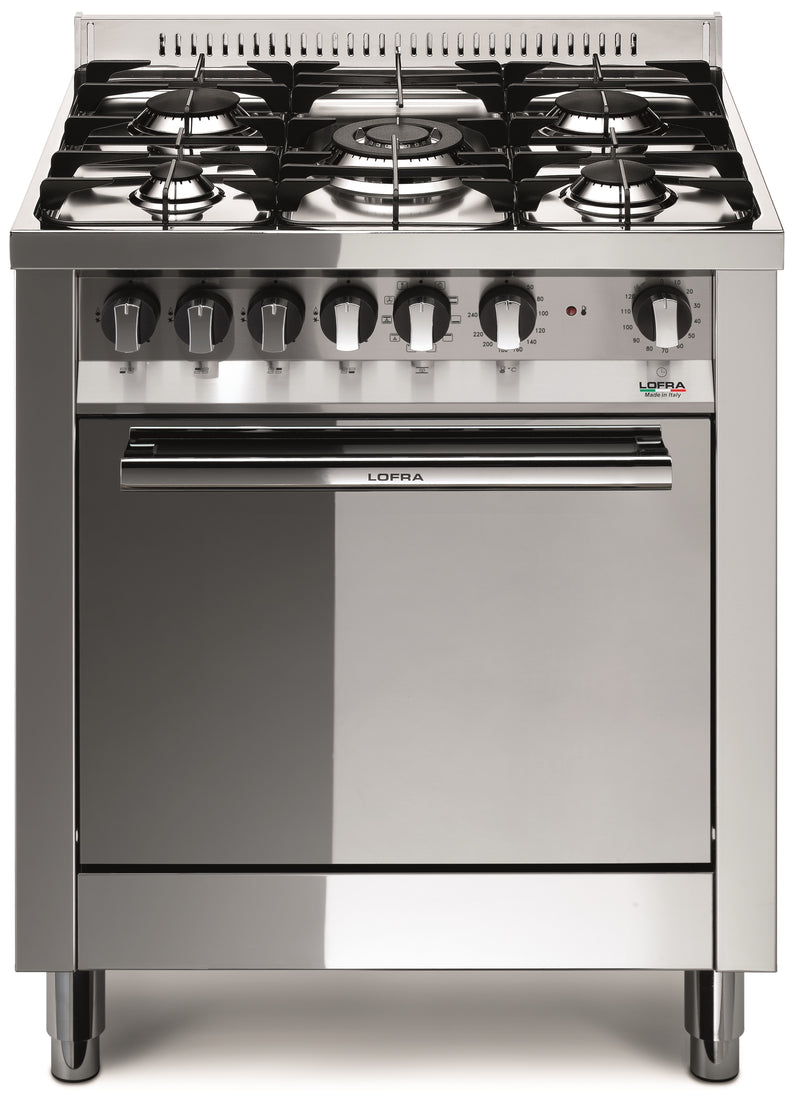 LOFRA - MAXIMA - ENKELE OVEN 70 cm breed - M 76 MF/ C - Gas / Elektrisch - INOX 