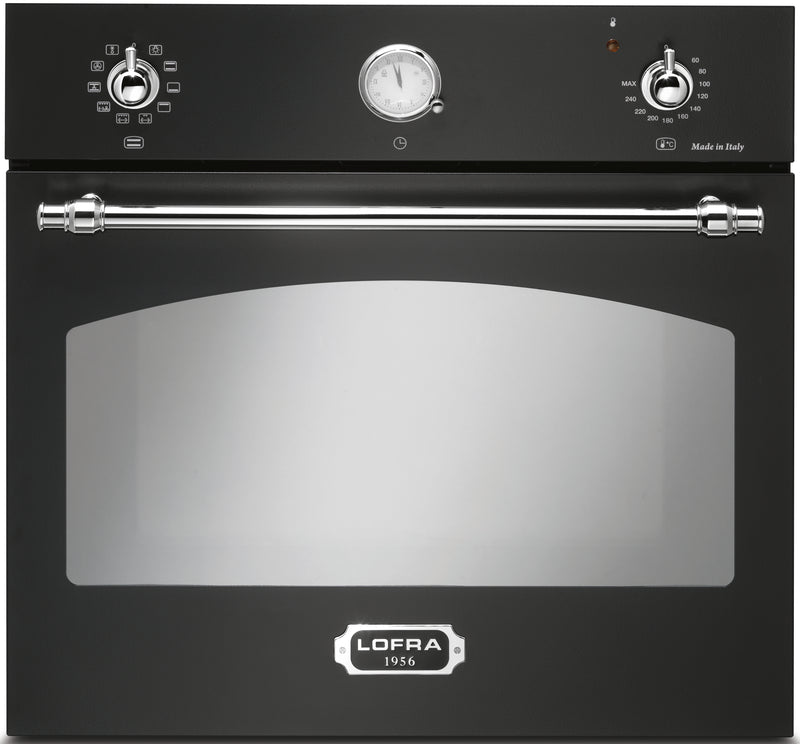 LOFRA - DOLCEVITA - EINBAU BACKOFEN 60 cm - FRNM 69 EE - BLACK MATT - CHROME FINISH