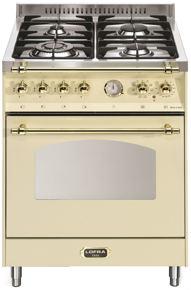 LOFRA - DOLCEVITA - SINGLE OVEN 60 cm - RBI 66 MFT/ CI - Ivory - Messing Finish