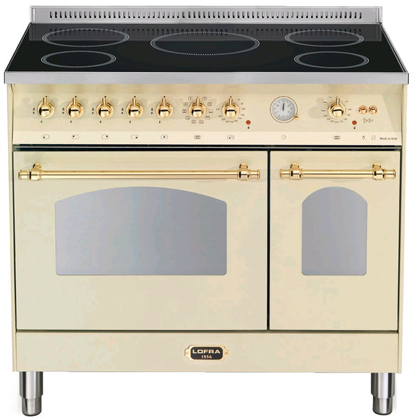 LOFRA - DOLCEVITA INDUKTION - DOUBLE OVEN 90 cm - RBID 96 MFTE/ 5I - Ivory Messing Finish