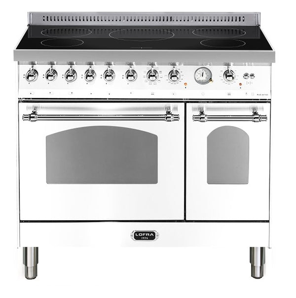 LOFRA - DOLCEVITA INDUKTION - DOUBLE OVEN 90 cm - RBPD 96 MFTE/ 5I - Perlweiß Chrom Finish