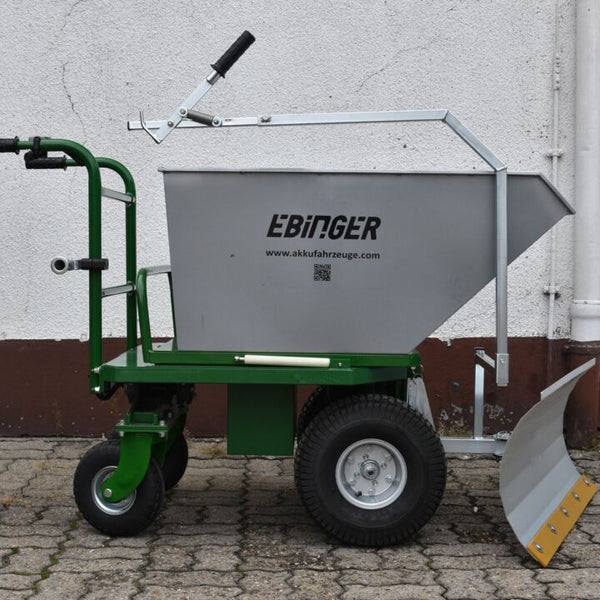 Brouette électrique Ebinger DONKEY XL avec lame à neige 95 cm